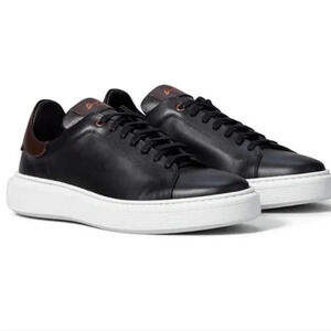 Good man brand made in italy legend London brown black sneakers shoes size 9